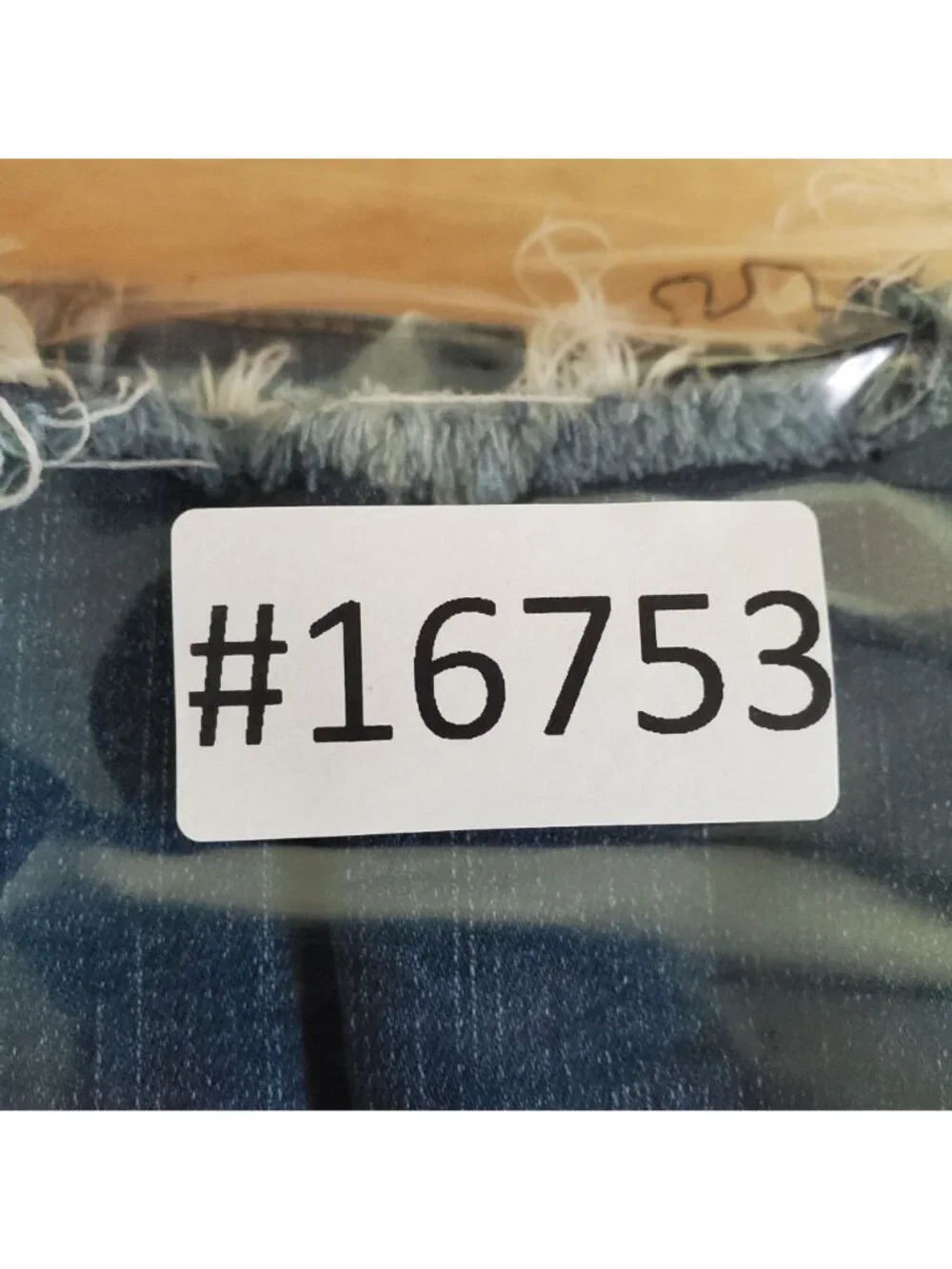 Time And Tru Shorts Womens 14 Blue Denim High Waist Distressed Cutoff *Read*
